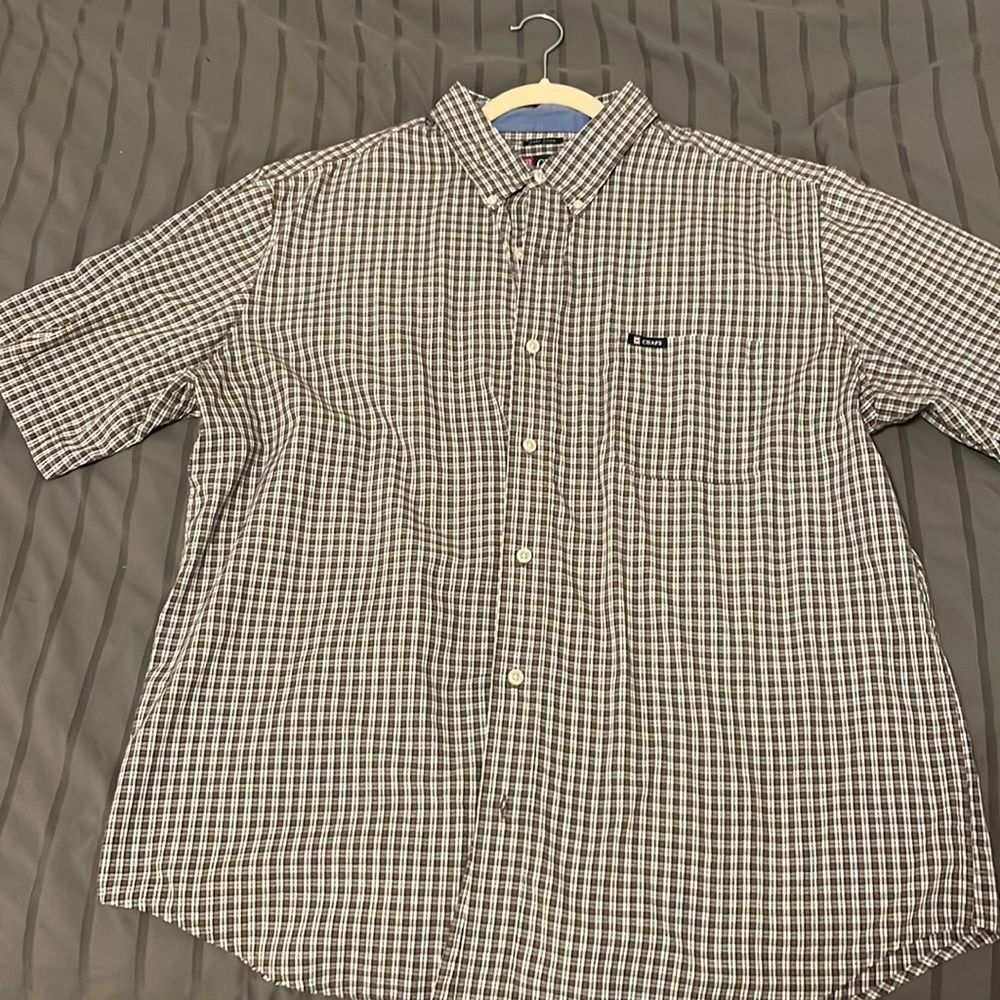 Chaps short sleeve button down shirt